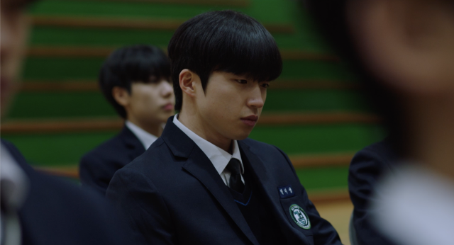 제42회 부산국제단편영화제 연기상을 받은 '졸업 당한 날'의 김정식 배우. BISFF 제공