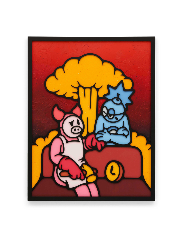 아트부산 2025 주요 출품작. 사진은 PKM갤러리가 소개할 샘바이펜의 'END'(2025). 아트부산 제공