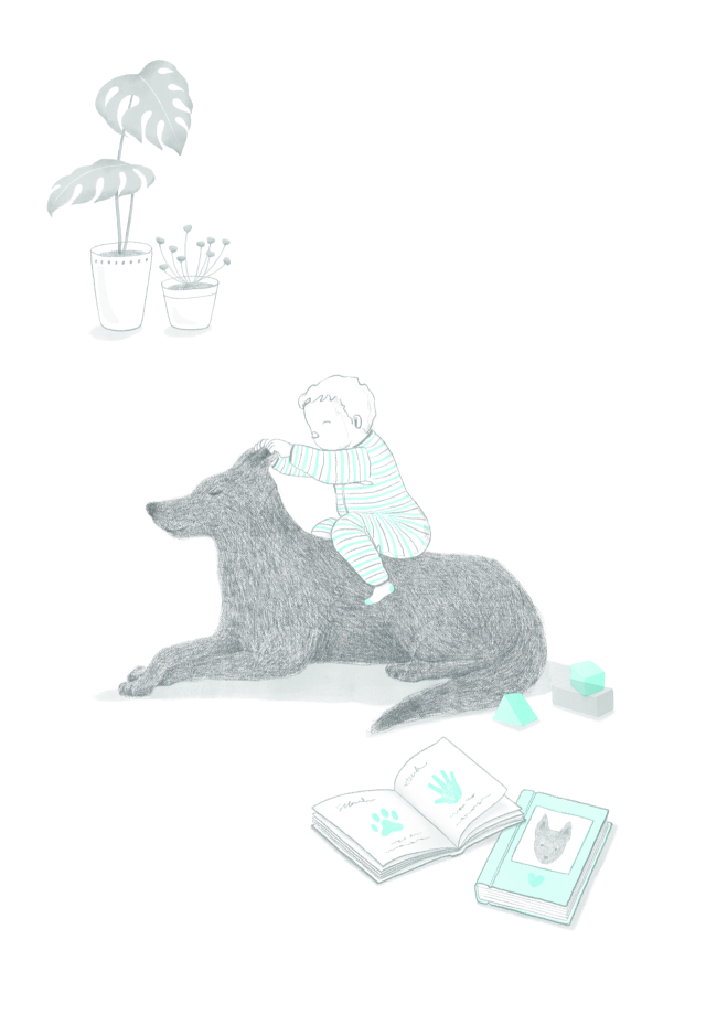 매일 똑같은 일상이라도 순간의 기쁨에 몰입하는 개의 삶에서 행복의 의미를 깨닫는다. 책 속 삽화. 추수밭 제공