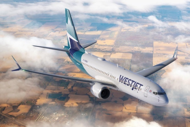 캐나다 2위 항공사 웨스트젯 항공기. 웨스트젯 홈페이지