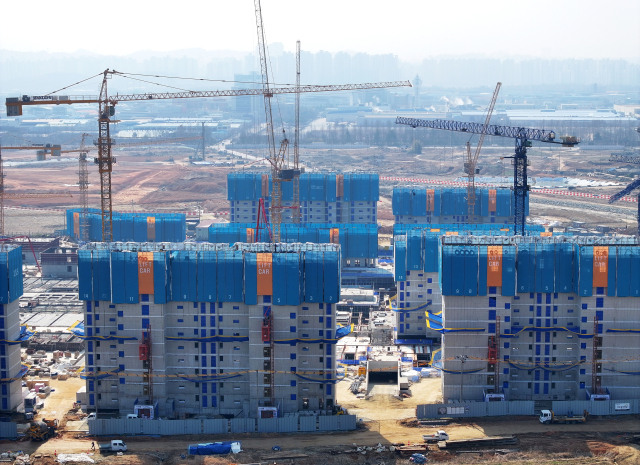 전남의 한 아파트 건설 현장. 연합뉴스