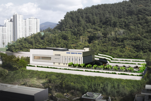 경남 김해시 임호체육공원에 조성되는 생활밀착형 체육센터 조감도. 김해시 제공