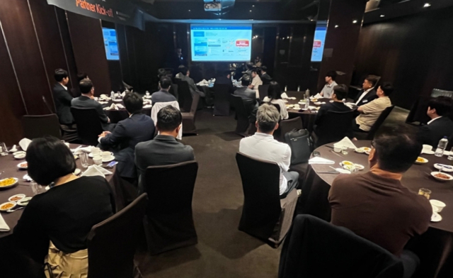 씨플랫폼·엑스게이트 파트너 킥오프 행사장 모습. 씨플랫폼 제공