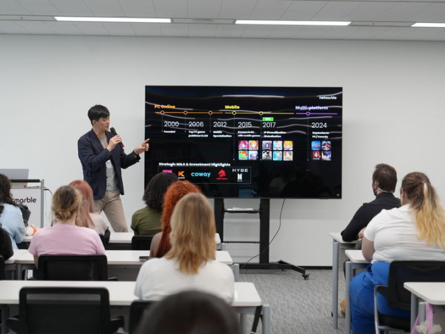 넷마블문화재단은 미국 오하이오주립대학 학생 20명을 대상으로 ‘2025년 게임 탐험대’를 진행했다. 넷마블 제공