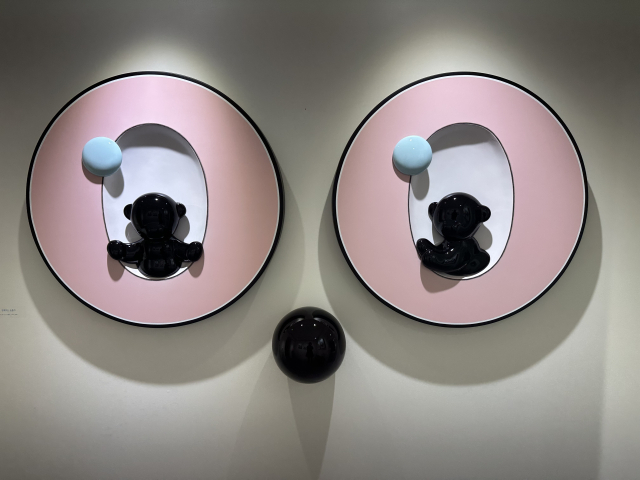 변대용의 '낭만 2_반짝이는 눈동자'(2025). 김은영 기자