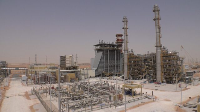 사우디 자푸라 열병합 건설사업 현장. 산업통상자원부 공동취재단 제공