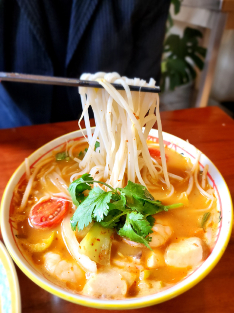 ‘타이백스트릿’의 똠얌쌀국수.