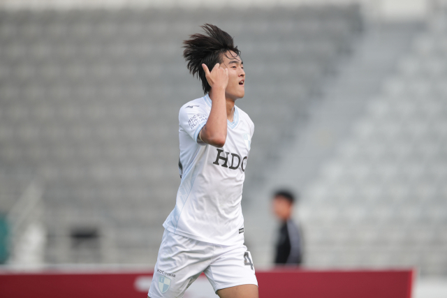 서울 이랜드전에서 2골 2도움을 기록한 백가온. 한국프로축구연맹 제공