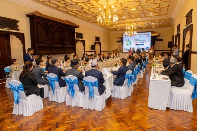 지난 5월 29~30일 네팔 카트만두에 있는 야크앤예티호텔에서 제7차 한-아시아 농식품 기술협력 협의체(AFACI) 총회가 열리고 있다. 농촌진흥청 제공