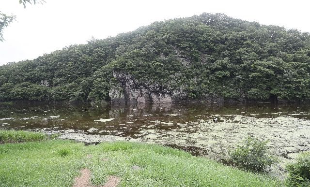 2020년 7월 장마로 반구대 암각화 유적이 물에 완전히 잠긴 모습. 1975년 식수원인 사연댐 준공 이후 이런 일이 반복되고 있다. 오는 7월 세계유산 등재를 앞두고 있는 인류 최고의 문화 유적이지만 수몰 악순환에서 벗어나지 못하고 있는 것이다. 연합뉴스