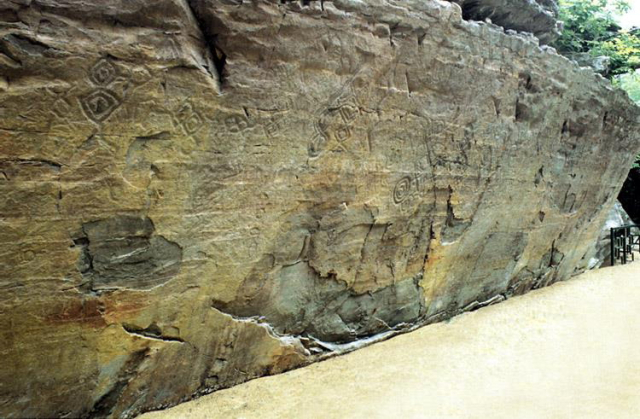 유네스코 세계유산 등재가 유력해진 울산 반구천의 암각화. 부산일보DB