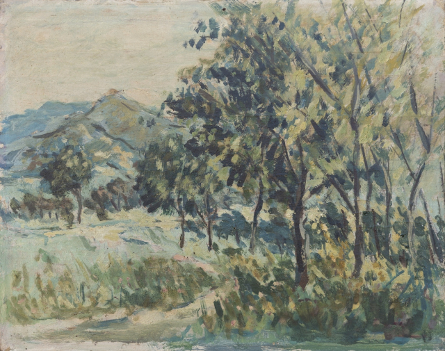 서성찬 '풍경'(1950년대). 미광화랑 제공