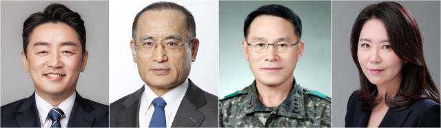 이재명 대통령은 대통령 비서실장으로 강훈식 국회의원(왼쪽 부터), 안보실장에 위성락 국회의원, 경호처장에 황인권 전 육군 대장, 대변인에 강유정 국회의원을 임명했다고 4일 대통령실이 밝혔다. 연합뉴스