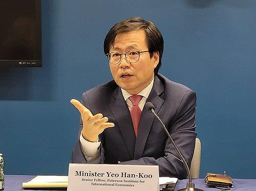 대미(對美) 관세 협상 전면에 나설 산업통상자원부 통상교섭본부장으로 임명된 여한구 전 미국 피터슨국제경제연구소 선임위원. 연합뉴스