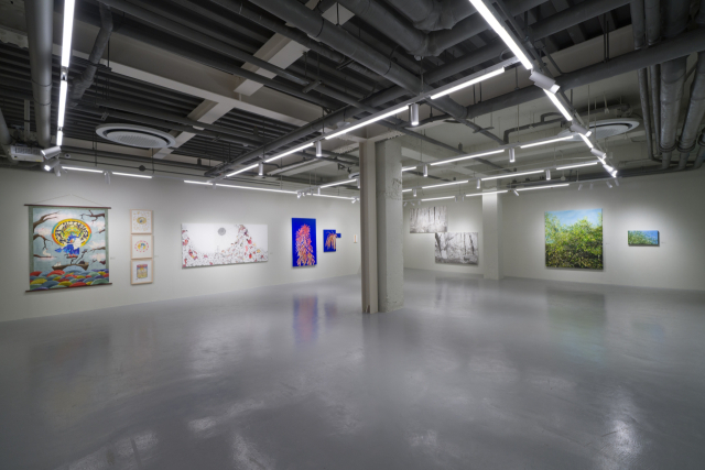 '2025 부울경 예비작가 지원전' 전시장 전경. 해석장학문화재단 제공