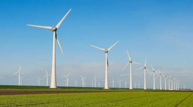 풍력발전단지 전경. 부산일보DB