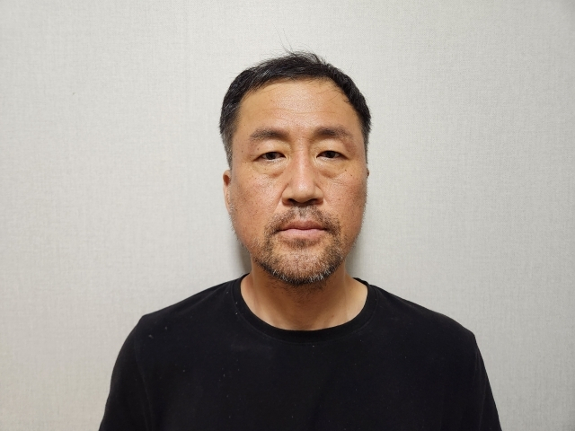 2025년 6월 스토킹하던 여성을 살해한 뒤 달아났다 나흘 만에 붙잡힌 윤정우. 대구경찰청 제공