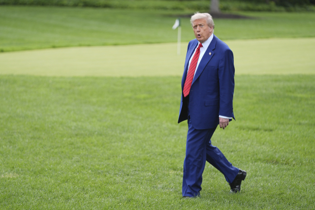 도널드 트럼프 미국 대통령. AP통신