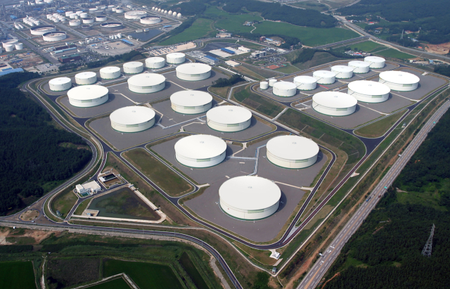 한국석유공사 서산비축기지 모습. 석유공사 제공