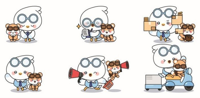 ‘조달청 친구들, 쪼르르와 달무리’.