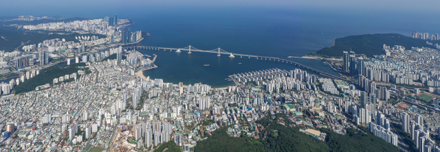 부산 부동산 해운대구 수영구 남구 일원. 정종회 기자 jjh@