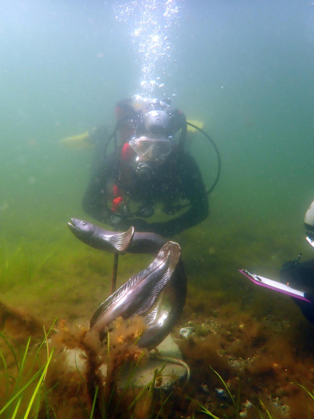 마리 그라스마 대표 작품 이미지. 〈호수 여행〉 시리즈, 2024. ©미하 바움/부산비엔날레조직위원회 제공