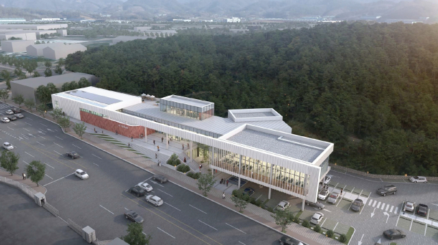 진주시 정촌면 체육시설(수영장) 조감도. 진주시 제공