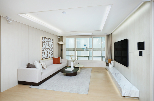 ‘쌍용 더 플래티넘 서면’ 전용 84㎡ 타입의 내부 모습. 쌍용건설 제공