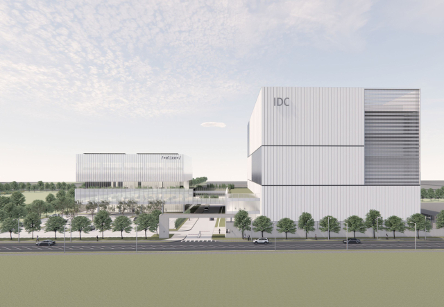 정부가 인공지능(AI) 데이터센터 등 AI 시설에 대한 민간투자 세액 감면을 2배 이상 확대하는 방안을 적극 검토하고 있다. 부산 강서구 에코델타시티(EDC)그린데이터센터집적단지 입주 예정 기업의 데이터센터 조감도. 부산시 제공