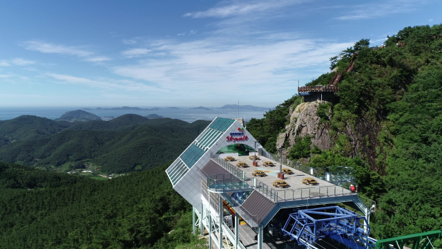 통영관광개발공사 주력 시설인 통영케이블카. 부산일보DB