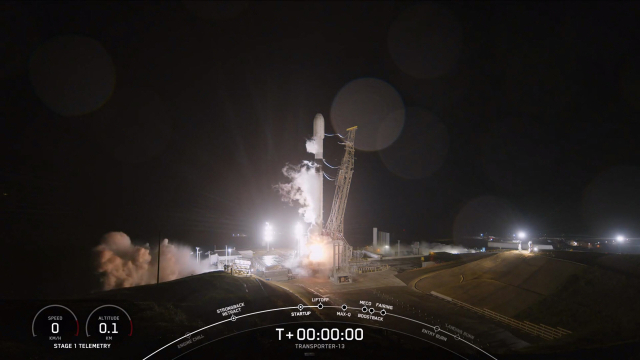 진주시 초소형위성 ‘진주샛-1B(JINJUSat-1B)’ 발사 장면. 진주시 제공