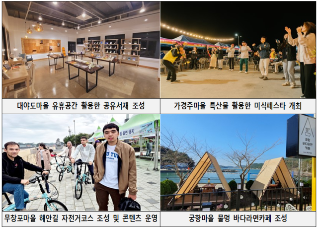 2024년 민간협력사업 현장행사 등 사진 자료. 어촌어항공단 제공