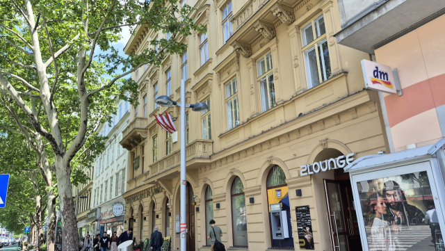 고전적 분위기가 넘치는 요한 슈트라우스 2세 아파트 외관. 남태우 기자