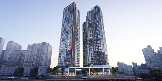 롯데건설은 부산도시철도 2호선 가야역 바로 앞 초역세권 단지 ‘가야역 롯데캐슬 스카이엘’의 견본주택을 오는 25일 열고 분양 일정에 돌입한다. 최고 43층으로 4개 동, 아파트 전용 59~84㎡ 725세대, 오피스텔 전용 52~69㎡ 80실 등 총 805세대 규모로 조성된다. 롯데건설 제공