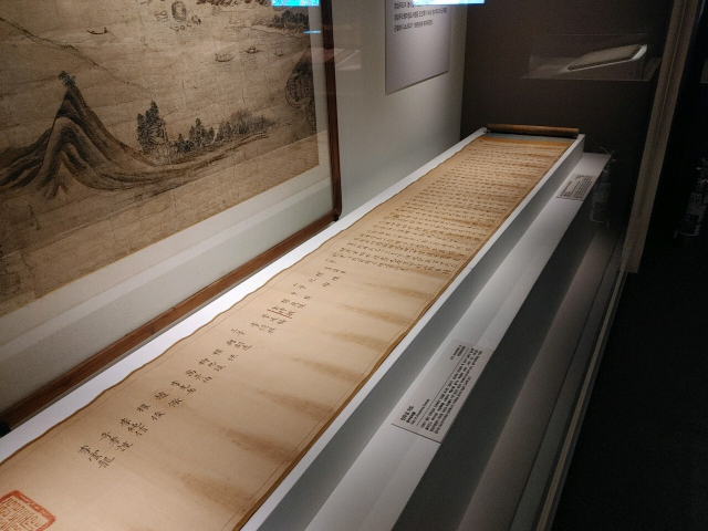 김시민 선무공신 교서 모습. 현존하는 선무공신 교서 가운데 보존 상태가 가장 좋아 임진왜란사 연구와 고문서 연구의 중요한 자료가 되고 있다. 국립진주박물관 제공