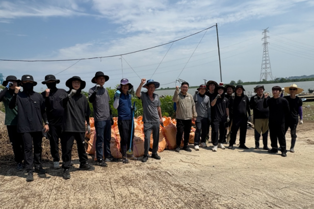 충남 당진시 집중호우 피해복구 지원 활동 사진. 어촌어항공단 제공