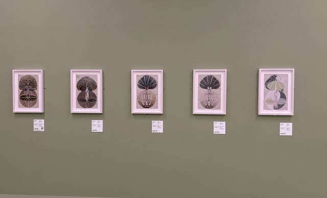 ‘신전을 위한 회화' 연작 중 '인식의 나무' 시리즈 중 일부이다. 김은영 기자 key66@