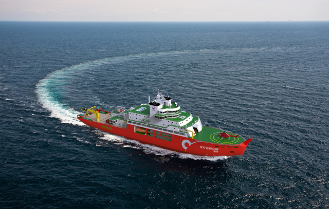 차세대 쇄빙연구선 조감도. 해수부 제공