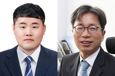 (왼쪽부터) 송창호 박사과정생, 김윤태 교수.