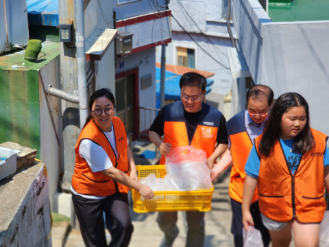 코리아브이익스프레스·코리아브이로지스틱스의 착한 배송, 여름 보양식 싣고 달린다