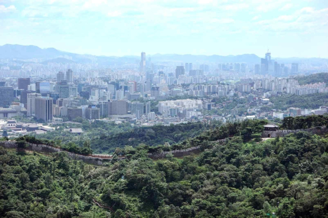 한양도성 숙정문 구간. 서울시 제공