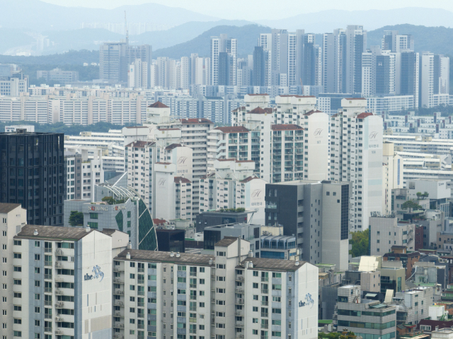 서울 시내 아파트 단지 모습. 연합뉴스