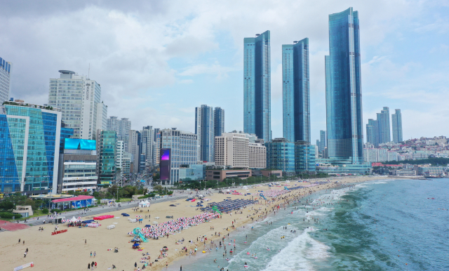 부산 해운대구 해운대해수욕장 일대 모습. 정종회 기자 jjh@