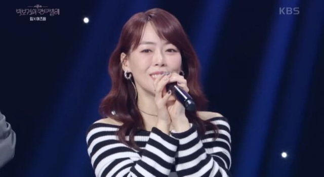 지난 5월 9일 KBS2TV '더 시즌즈-박보검의 칸타빌레'에 출연한 애즈원 이민. KBS 2TV '박보검의 칸타빌레' 캡처