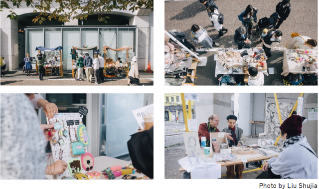 노키사키 아트페어 개최 모습. 코가네초 에리어 매니지먼트 센터 제공