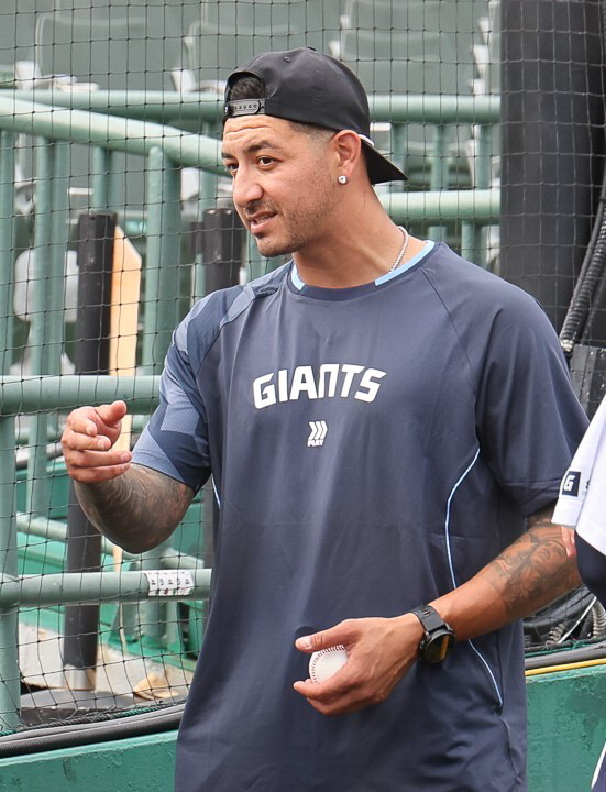 13일 KBO리그 데뷔전이 예정돼 있는 새 외국인 투수 빈스 벨라스케즈. 롯데 자이언츠 제공