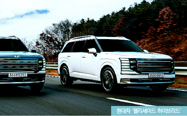 현대자동차가 다음 달 중국에 ‘팰리세이드 하이브리드’와 현지 맞춤형 전기차 ‘일렉시오’를 선보이며 시장 재공략에 나선다. 현대차 제공