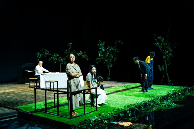 경남도립극단의 '빌미' 공연 모습. 부산문화회관 제공