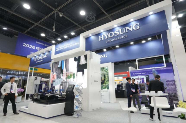 효성굿스프링스 '데이터센터 코리아' 전시부스. 효성그룹 제공