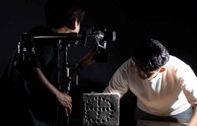 ‘신라보기’ 영상 제작 모습. 국가유산청 제공